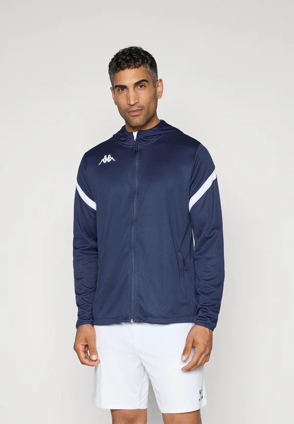 Training jacket - blue marine/white
