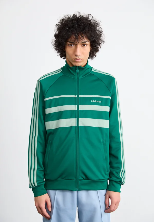 Training jacket - collegiate green/silver green