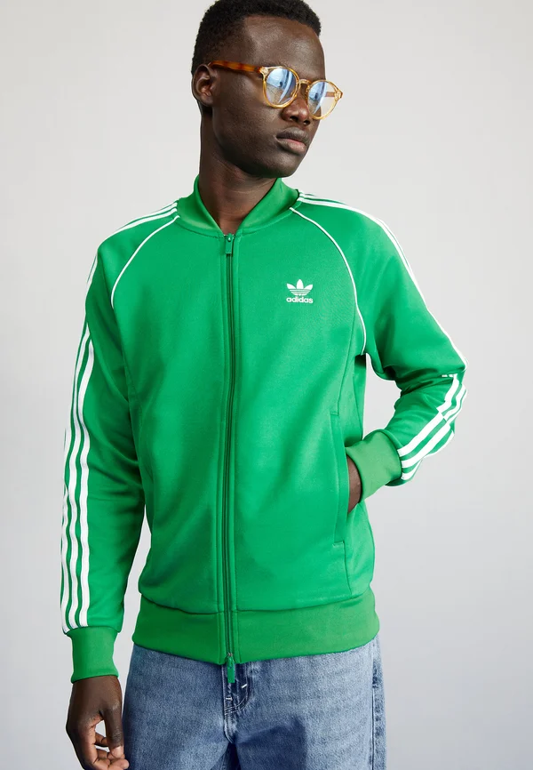 Training jacket - green/white