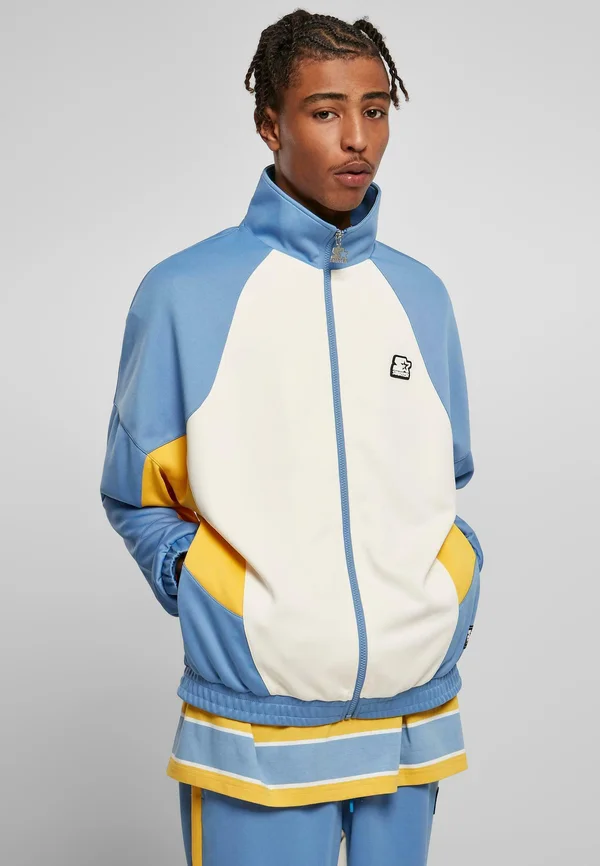 Training jacket - plwht hrznblu clfrnyllw