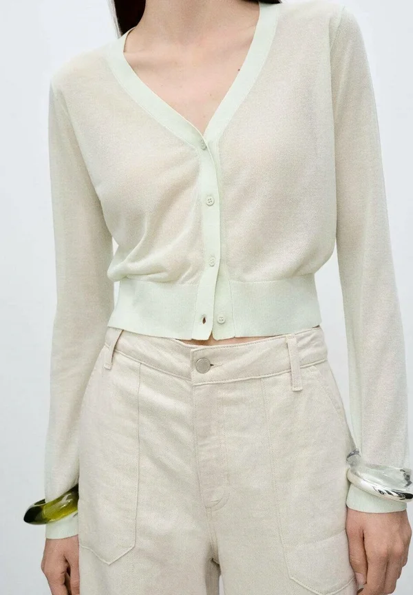 TRANSPAR - Cardigan - light green