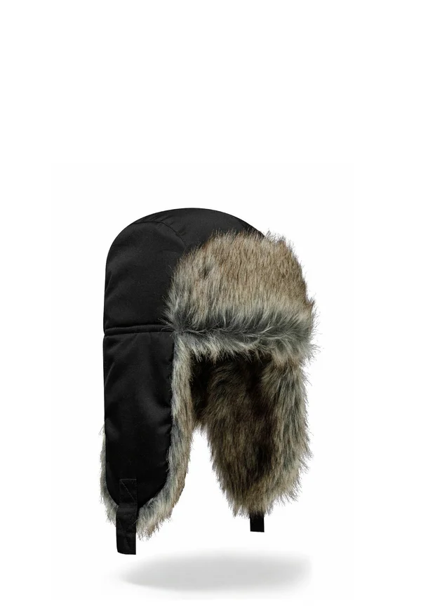 TRAPPER WITH LINING - Headscarf - black