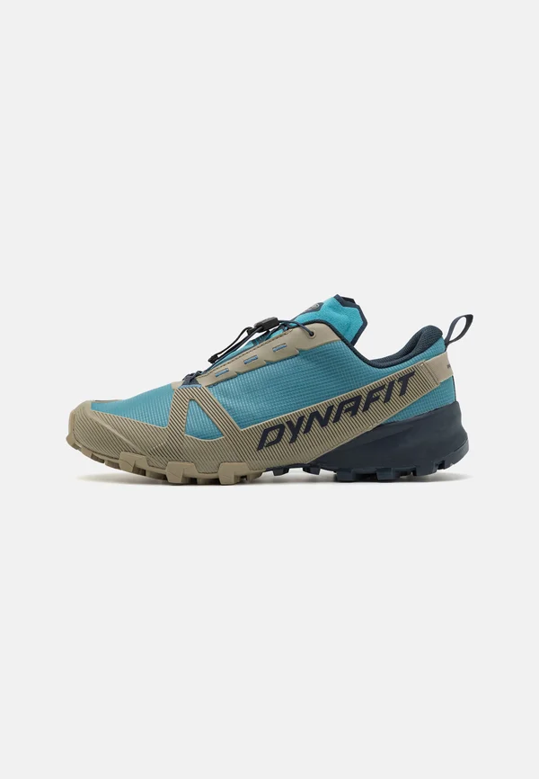 TRAVERSE - Trail running shoes - rock khaki/storm blue