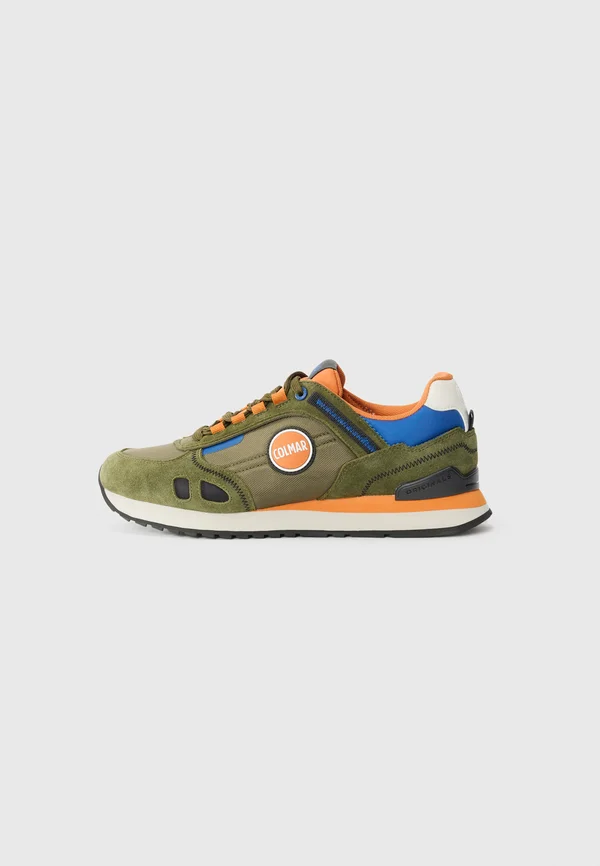 TRAVIS SPORT - Trainers - military green/orange/blue