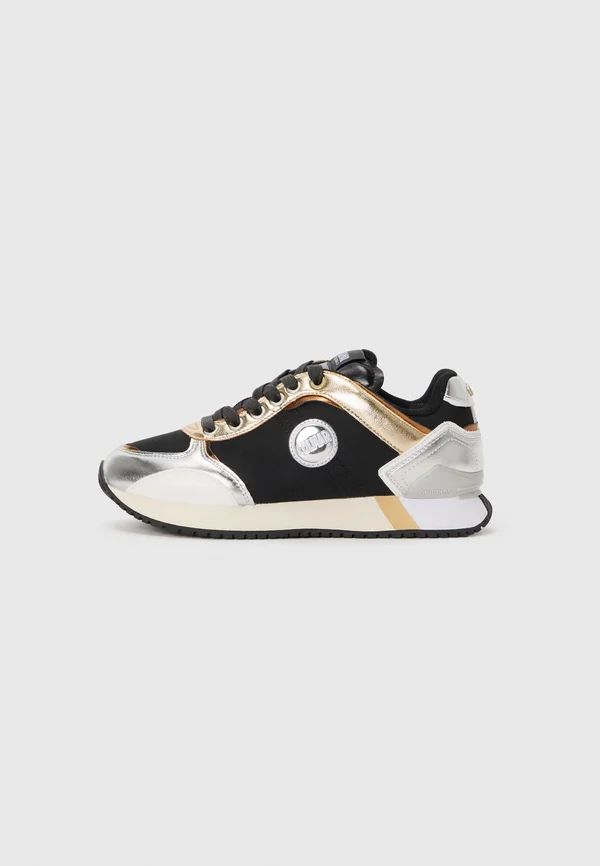 TRAVIS - Trainers - black/silver-coloured/white