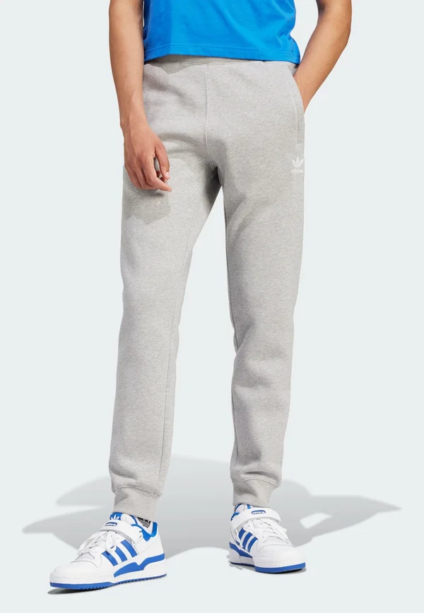 TREFOIL ESSENTIALS - Tracksuit bottoms - medium grey heather