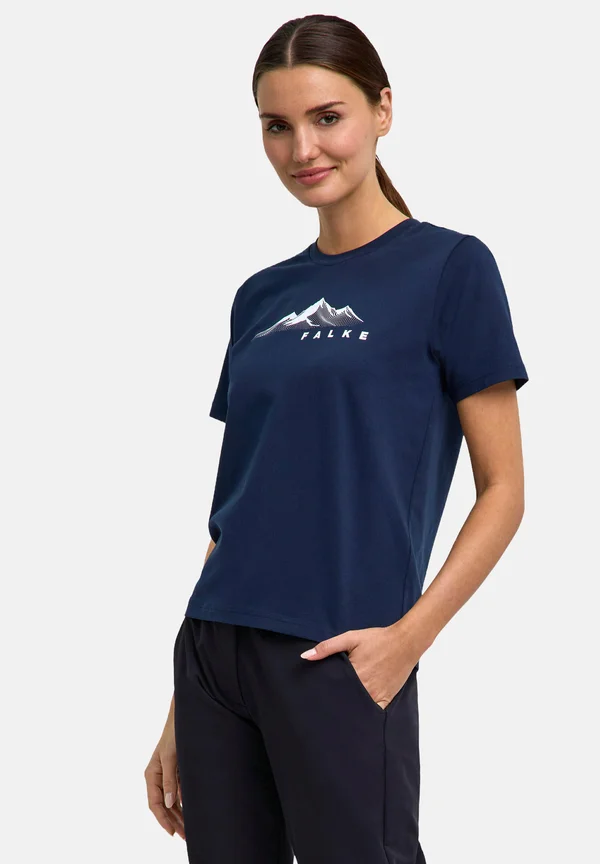 TREKKING - Print T-shirt - space blue