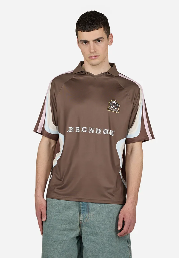 TREVOR - Polo shirt - cozy brown