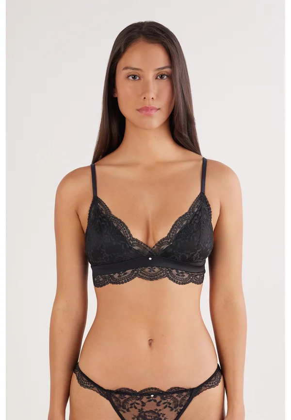 Triangle bra - black