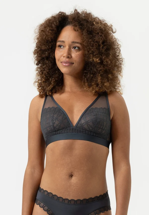 Triangle bra - thunder grey