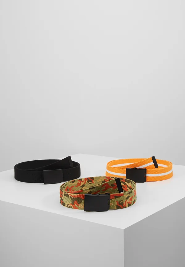 TRIO 3 PACK - Belt - black/orange/white