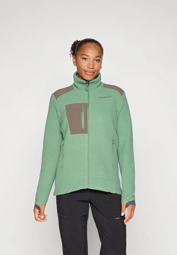 TROLLVEGGEN JACKET  - Fleece jacket - dark ivy