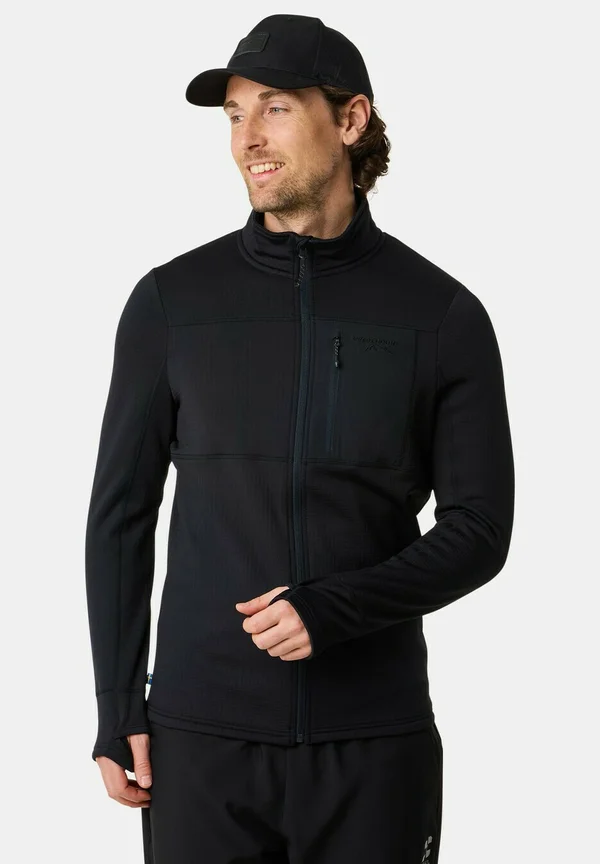 TRONDHEIM MIDLAYER FULL ZIP - Training jacket - black