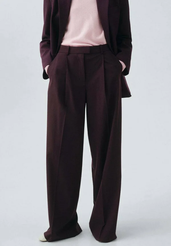 Trousers - bordeaux