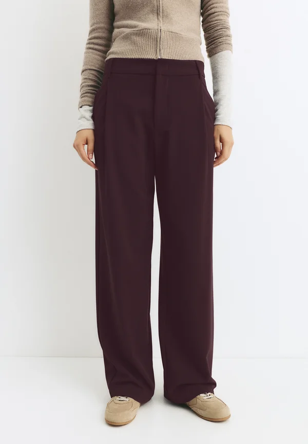Trousers - bordeaux