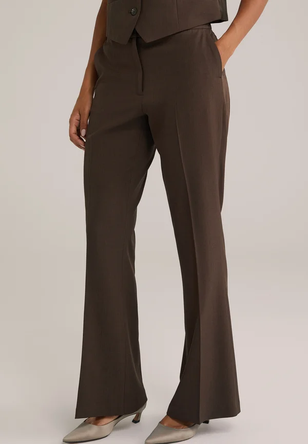 Trousers - dark brown