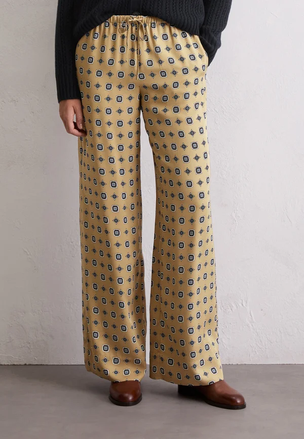 Trousers - multi/pure sand