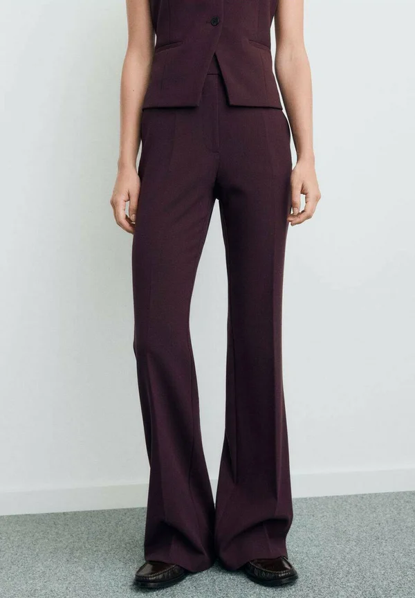 Trousers - plum