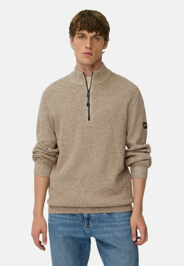 TROYER MIT MELIERTER STRUKTUR - Jumper - oatmeal