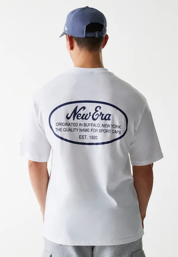 TRUCKER TEE - Print T-shirt - white