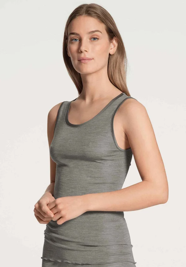 TRUE CONFIDENCE - Undershirt - platin melé