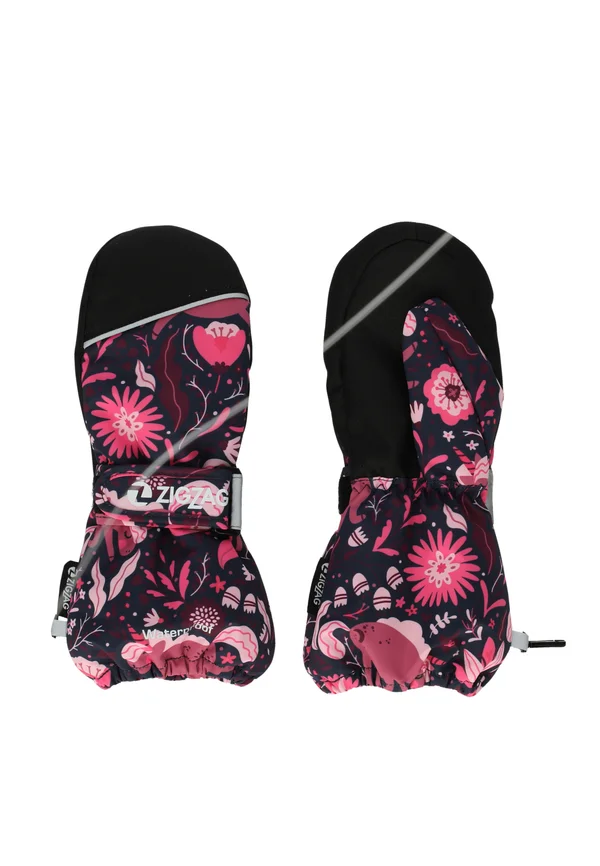 TRUE PRINTED - Mittens - red violet