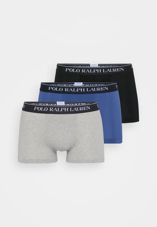 TRUNK 3 PACK - Trunks - black/grey heather/old royal