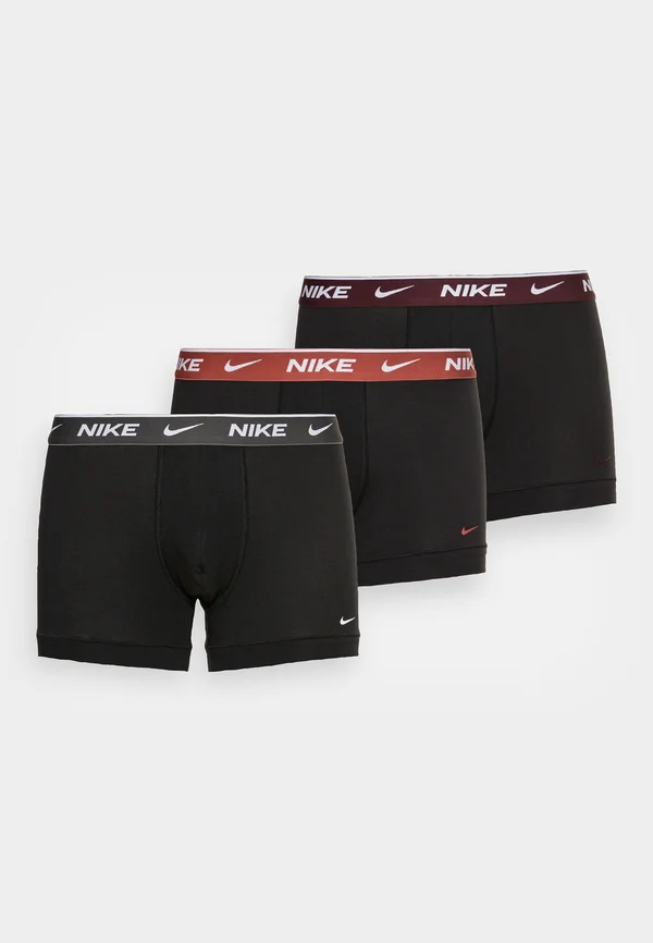 TRUNK 3 PACK - Trunks - black/rust/charcoal heather/burgundy