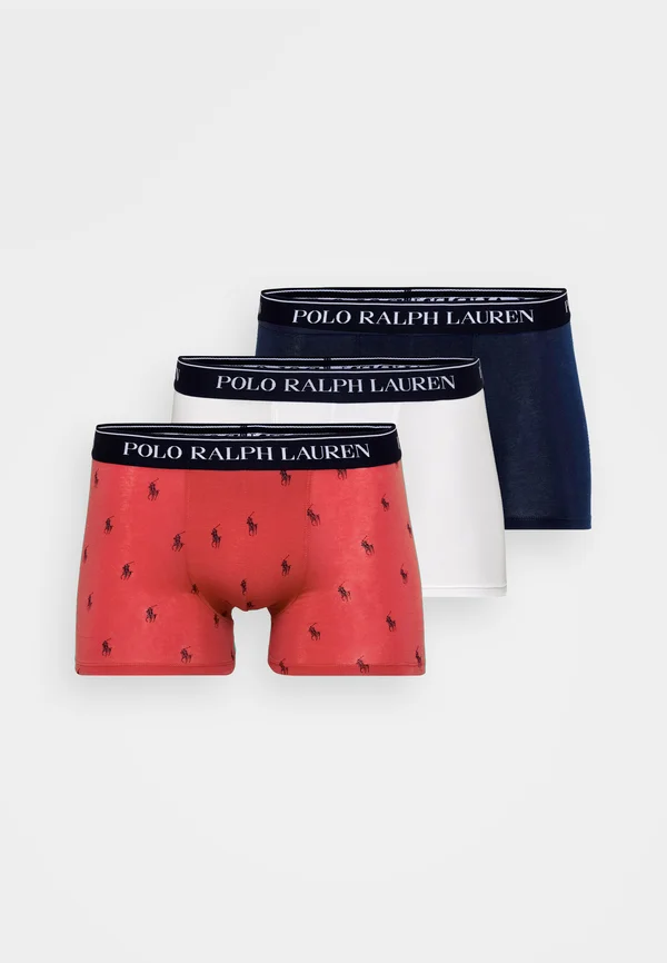 TRUNK 3 PACK - Trunks - sun red/white/navy