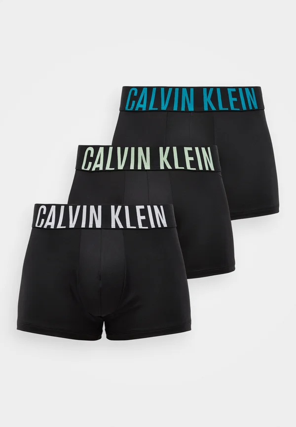 TRUNK INTENSE POWER 3 PACK - Trunks - black/white/teal breeze
