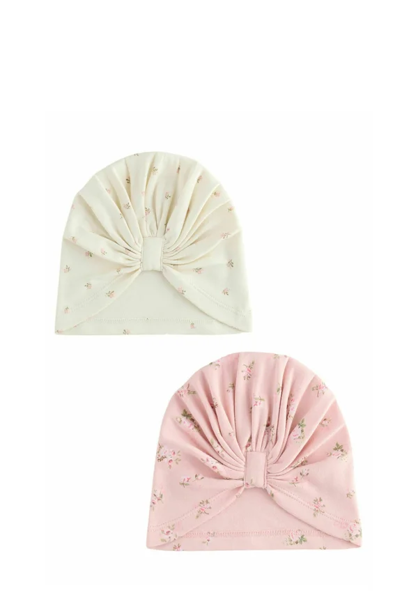 TURBAN 2 PACK  - Beanie - pink/beige