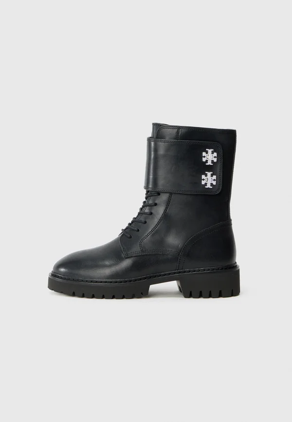 TURNLOCK LUG - Cowboy/biker ankle boot - perfect black