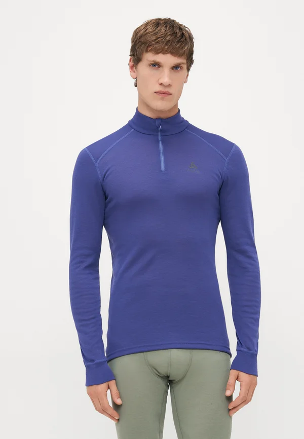 TURTLE NECK HALF ZIP ACTIVE WARM - Undershirt - skipper blue