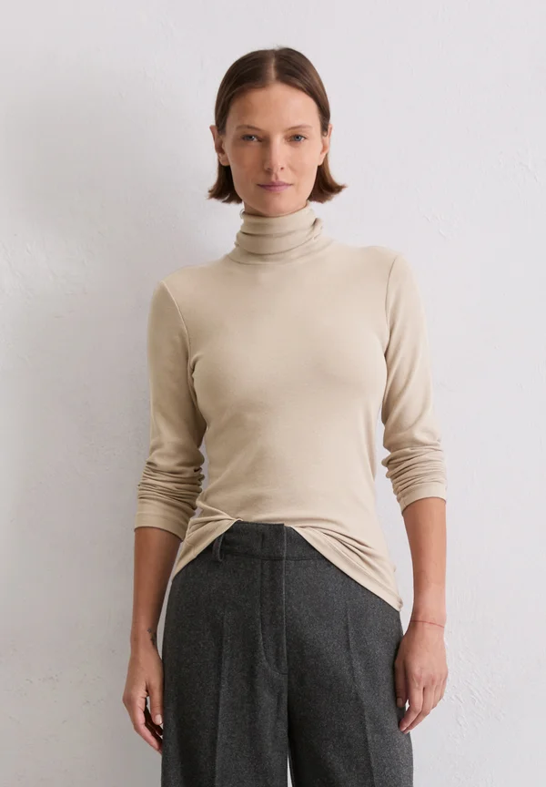 TURTLE NECK - Long sleeved top - chalky mauve