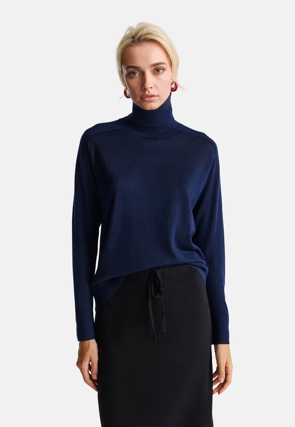 TURTLENECK - Jumper - blue