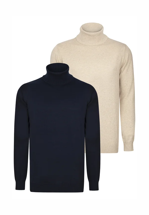 TURTLENECK PACK OF 2 - Jumper - dark blue