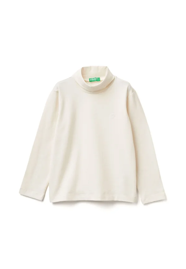 TURTLENECK STRETCH  - Long sleeved top - white