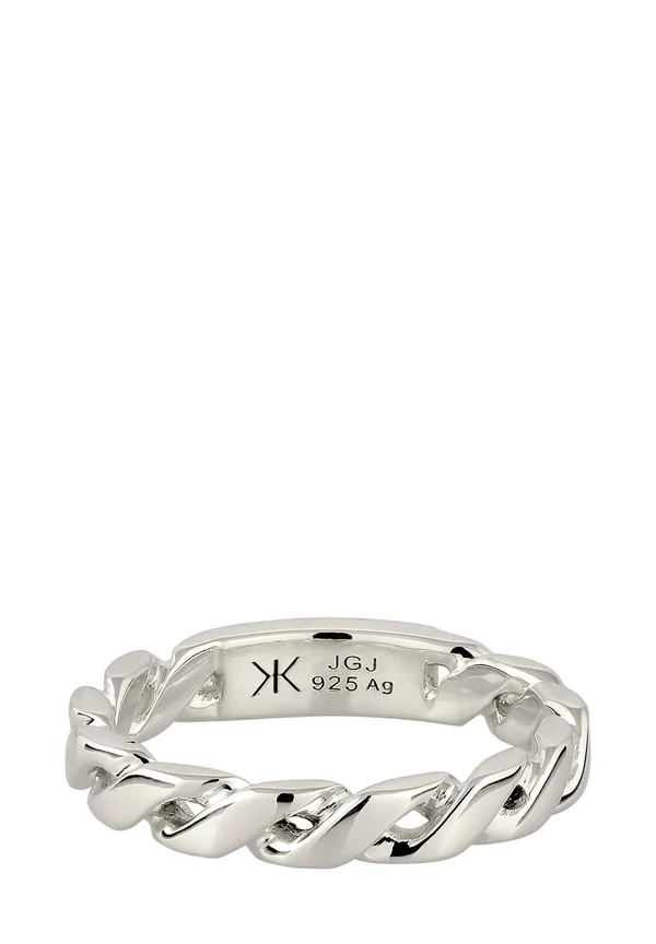 TWISTED BASIC - Ring - silver-coloured