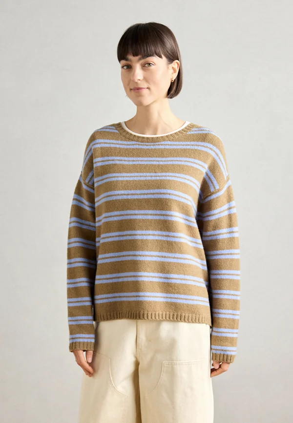 TWO STRIPE - Jumper - true camel