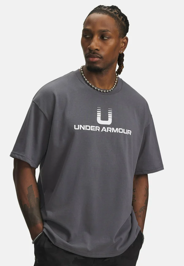 U LOGO HEAVYWEIGHT - Print T-shirt - castlerock