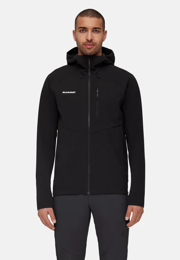 ULTIMATE COMFORT SO HOODED - Soft shell jacket - black