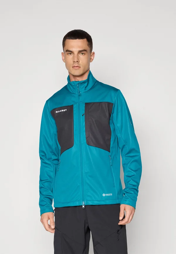 ULTIMATE JACKET MEN - Soft shell jacket - deep teal/black