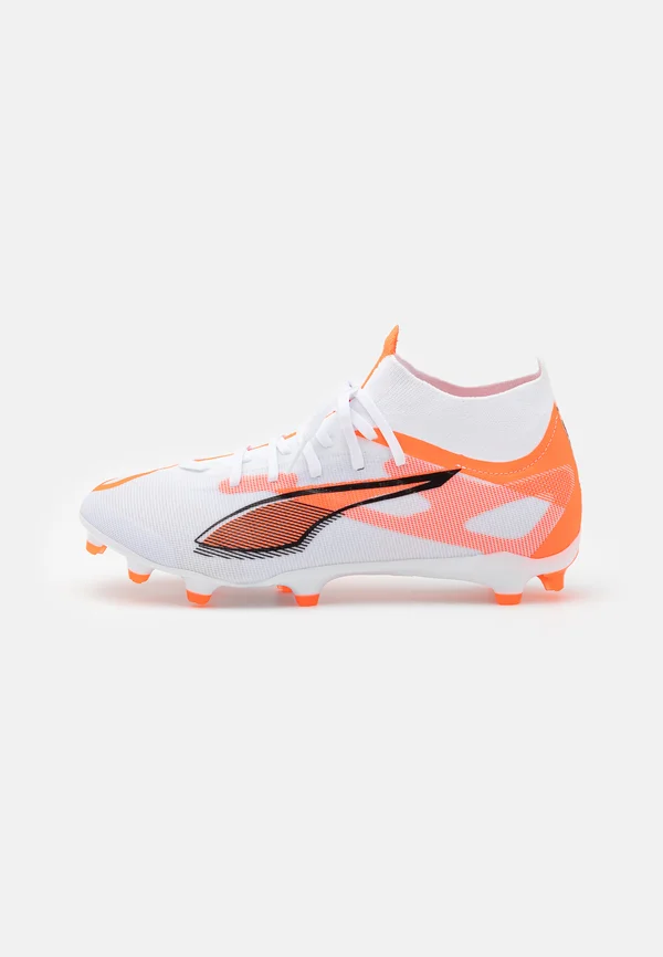 ULTRA 5 MATCH - Football boots artificial grass - white/black/glowing red