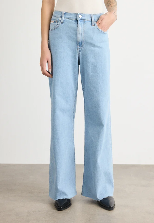 ULTRA HIGH  - Wide Leg - robins egg