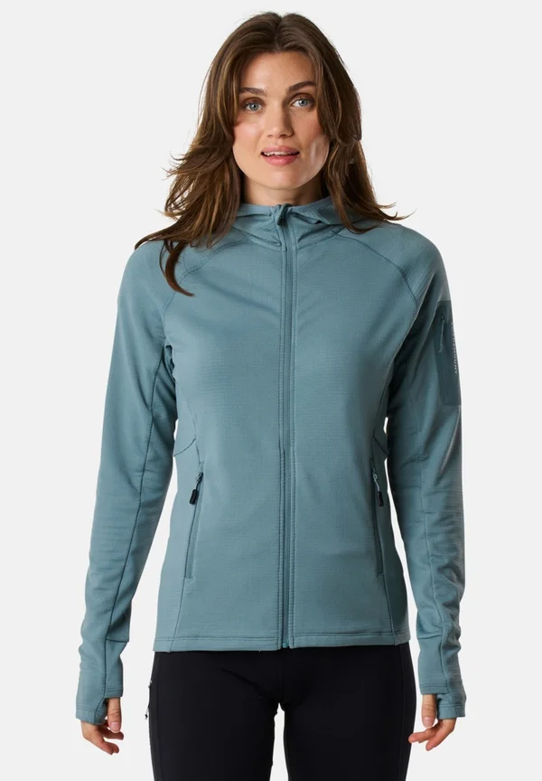 ULTRA LIGHT TECH MIDLAYER HOOD  - Training jacket - sage green