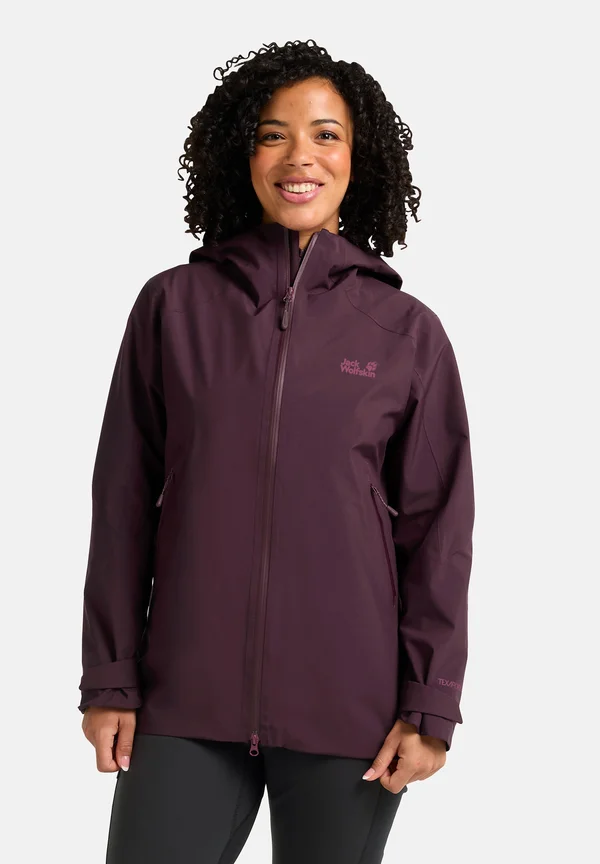 UNBOUND ADVENTURE - Waterproof jacket - amaranth