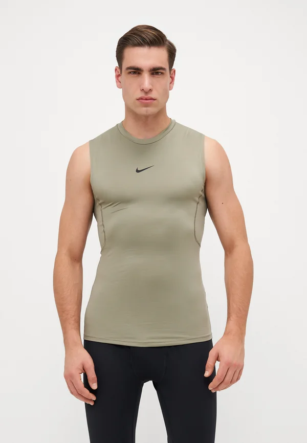 Undershirt - light army/black