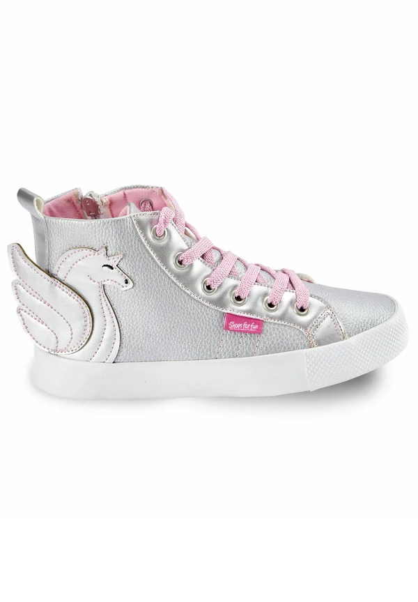 UNICORN WINGS - High-top trainers - silberfarben