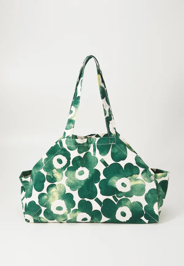 UNIKKO HARVESTING BAG UNISEX - Tote bag - junebug/french vanilla