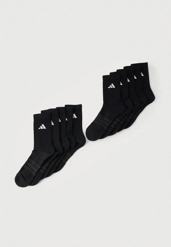 UNISEX 10 PACK - Sports socks - black/white